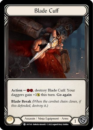 Blade Cuff (OUT141) Rainbow Foil - Outsiders
