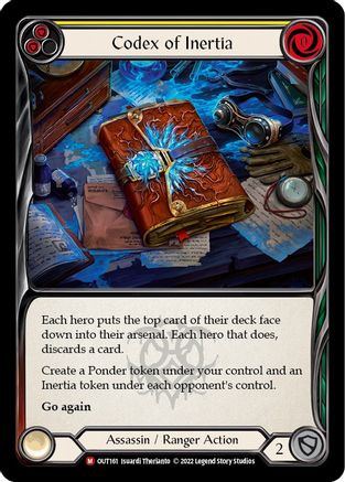 Codex of Inertia (OUT161)  - Outsiders
