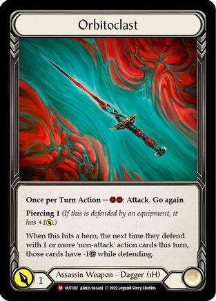 Orbitoclast (OUT007) Rainbow Foil - Outsiders
