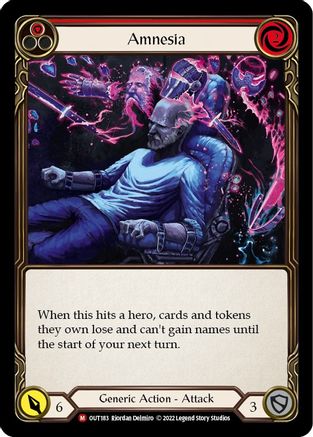 Amnesia (OUT183) Rainbow Foil - Outsiders