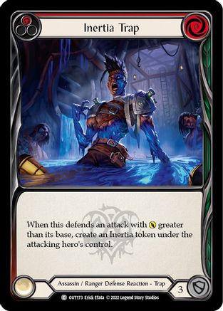 Inertia Trap (Red) (OUT173) Rainbow Foil - Outsiders