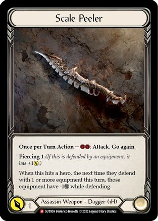 Scale Peeler (OUT009) Cold Foil - Outsiders
