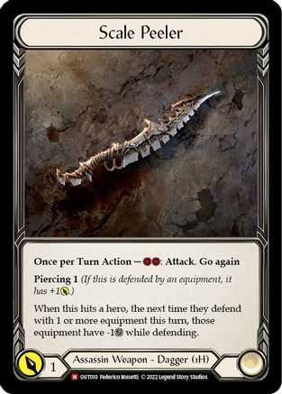 Scale Peeler (OUT010) (OUT010) Cold Foil - Outsiders