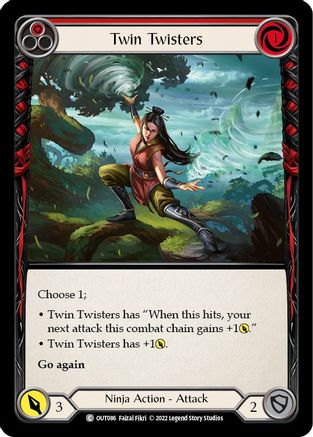Twin Twisters (Red) (OUT086)  - Outsiders