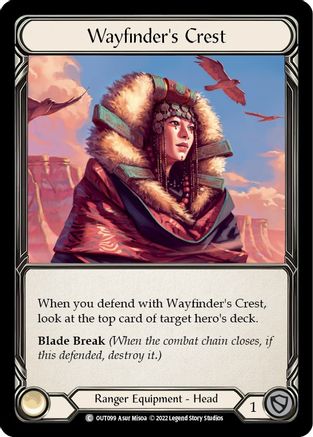 Wayfinder's Crest (OUT099) Rainbow Foil - Outsiders