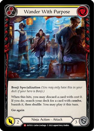 Wander With Purpose (OUT053) Rainbow Foil - Outsiders