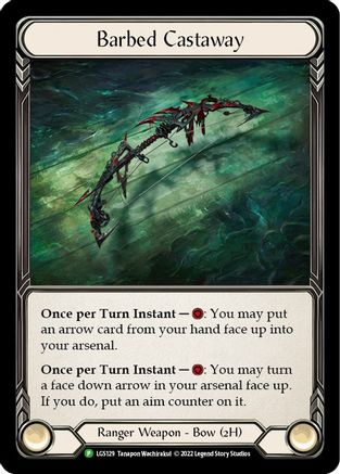 Barbed Castaway - LGS129 (LGS129) Cold Foil - Flesh and Blood: Promo Cards