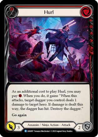 Hurl (Red) (ARA007) - Blitz Deck: Outsiders - Arakni