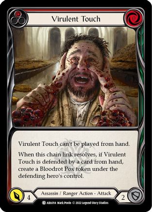 Virulent Touch (Red) (ARA014)  - Blitz Deck: Outsiders - Arakni