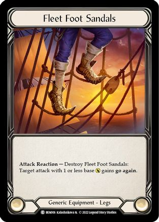 Fleet Foot Sandals (BEN006)  - Blitz Deck: Outsiders - Benji