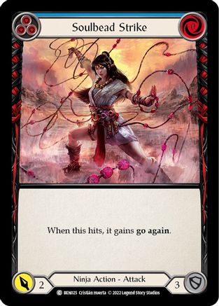 Soulbead Strike (Blue) (BEN025) - Blitz Deck: Outsiders - Benji