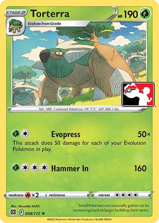 Torterra (008/172) [Prize Pack Series Two] | Silver Goblin