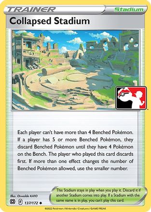 Collapsed Stadium (137/172) [Prize Pack Series Two] | Silver Goblin