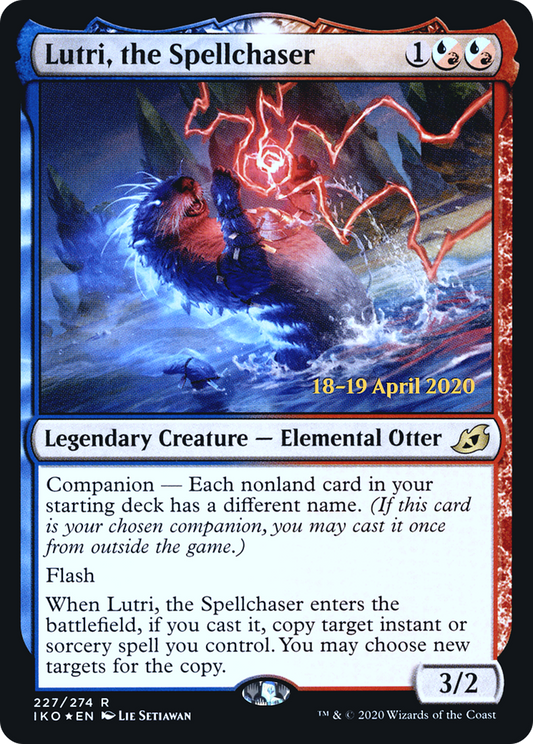 Lutri, the Spellchaser [Ikoria: Lair of Behemoths Prerelease Promos]