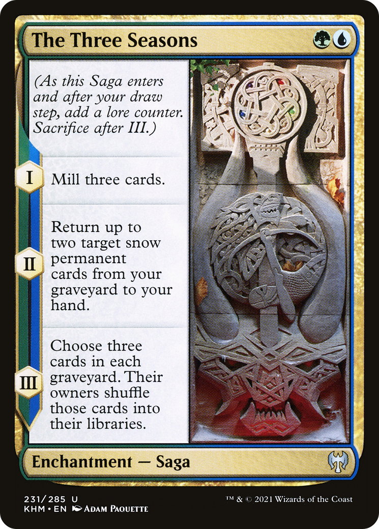 The Three Seasons [Kaldheim] Foil