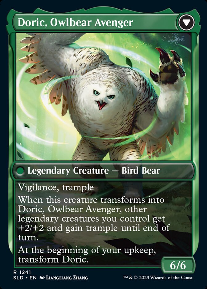 Doric, Nature's Warden // Doric, Owlbear Avenger [Secret Lair Drop Series] | Silver Goblin