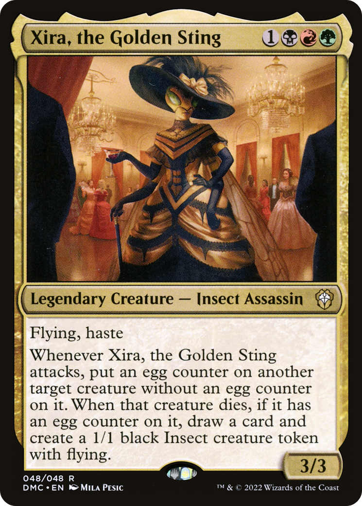 Xira, the Golden Sting [Dominaria United Commander] Foil
