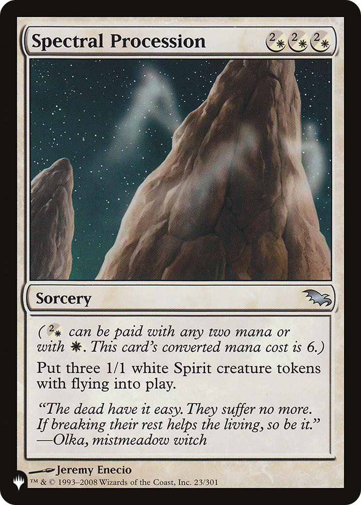 Spectral Procession [The List Reprints] | Silver Goblin