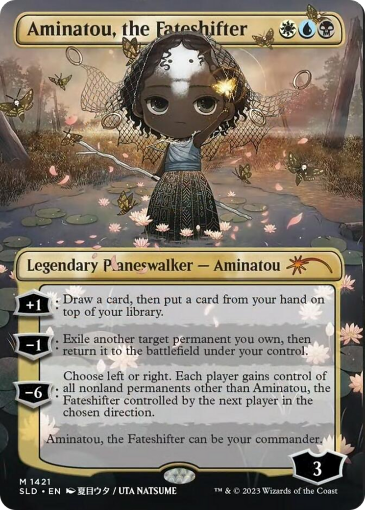 Aminatou, the Fateshifter (Rainbow Foil) [Secret Lair Drop Series] | Silver Goblin