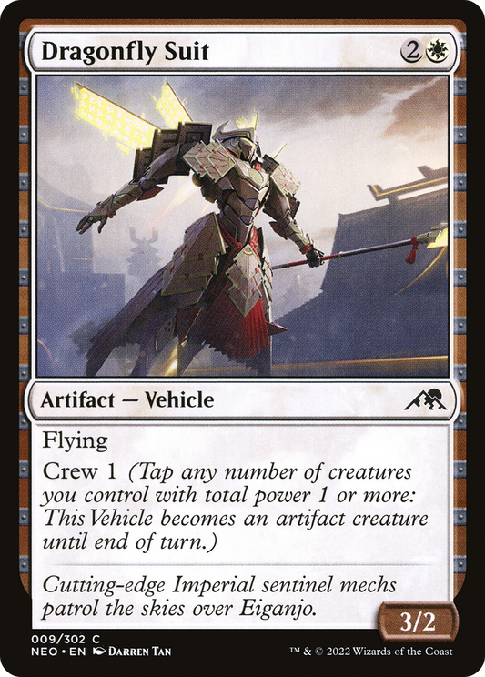 Dragonfly Suit [Kamigawa: Neon Dynasty] Foil