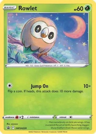Rowlet - SWSH220 (Cosmos Holo) (SWSH220) Holofoil - Miscellaneous Cards & Products