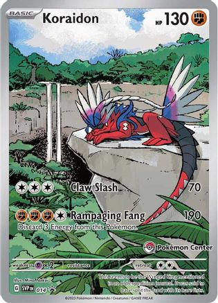 Koraidon - 014 (Pokemon Center Exclusive) (14) Holofoil - SV Scarlet & Violet Promo Cards