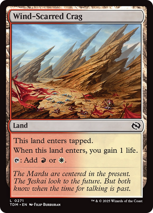 Wind-Scarred Crag (271) Foil - Tarkir: Dragonstorm