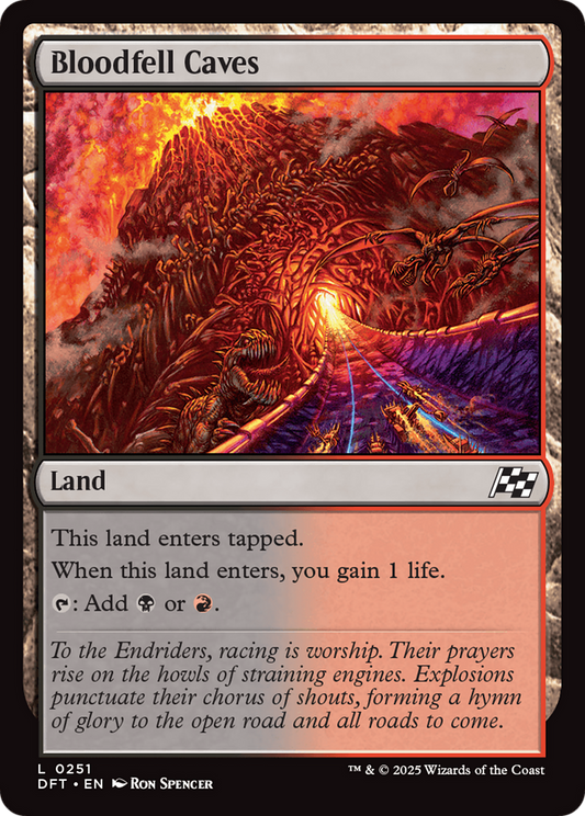 Bloodfell Caves Foil (251) - Aetherdrift