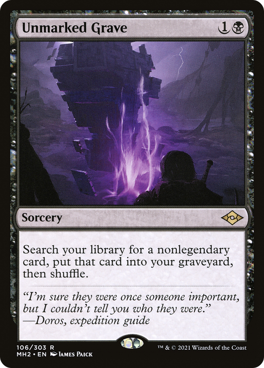 Unmarked Grave [Modern Horizons 2] Foil