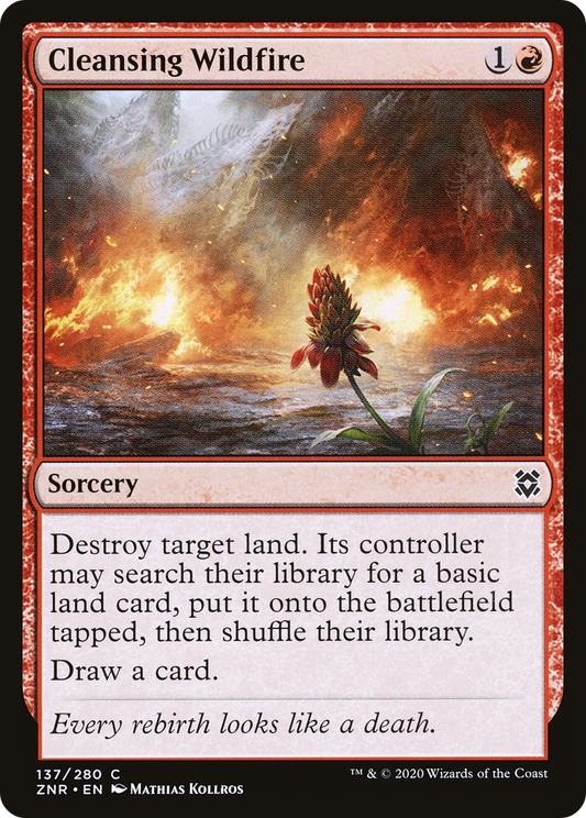 Cleansing Wildfire [Zendikar Rising] Foil