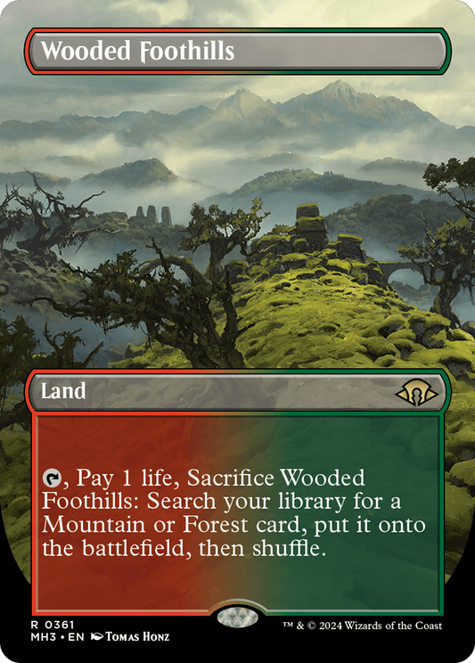 Wooded Foothills (Borderless) [Modern Horizons 3] Foil