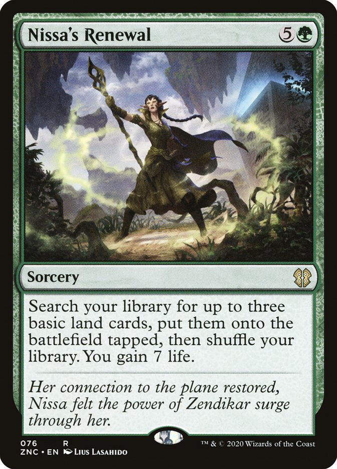 Nissa's Renewal [Zendikar Rising Commander] | Silver Goblin