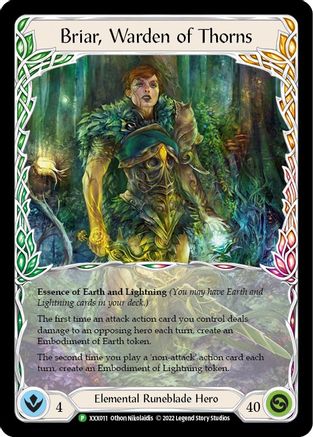 Briar // Briar, Warden of Thorns (XXX011/XXX012)  - Flesh and Blood: Promo Cards