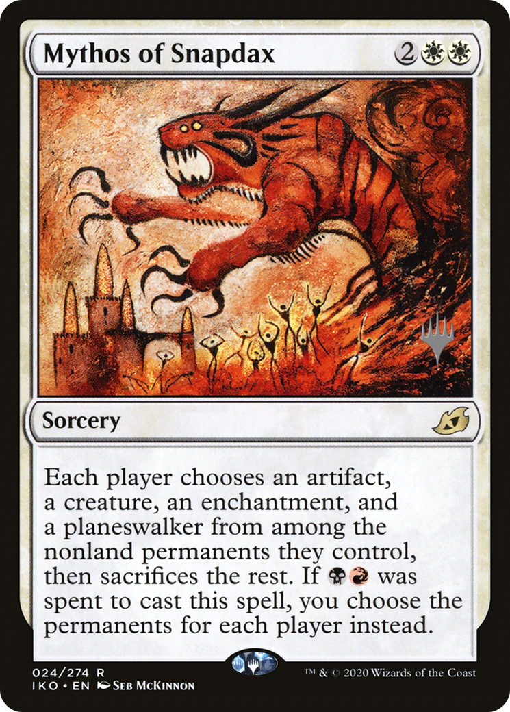 Mythos of Snapdax (024) Foil - Ikoria: Lair of Behemoths Promos