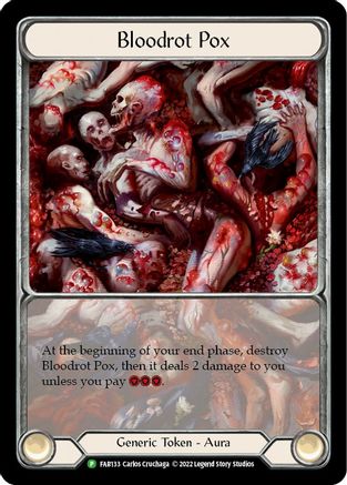 Bloodrot Pox - FAB133 (FAB133) Rainbow Foil - Flesh and Blood: Promo Cards