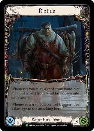 Riptide - HER081 (HER081) Rainbow Foil - Flesh and Blood: Promo Cards