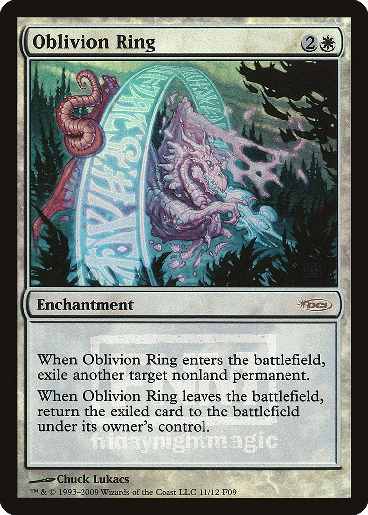 Oblivion Ring [Friday Night Magic 2009] | Silver Goblin