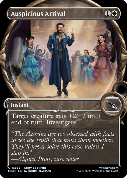Auspicious Arrival (Showcase) [Murders at Karlov Manor] Foil