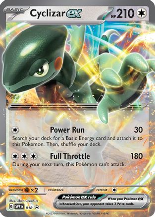 Cyclizar ex - 018 (18) Holofoil - SV Scarlet & Violet Promo Cards