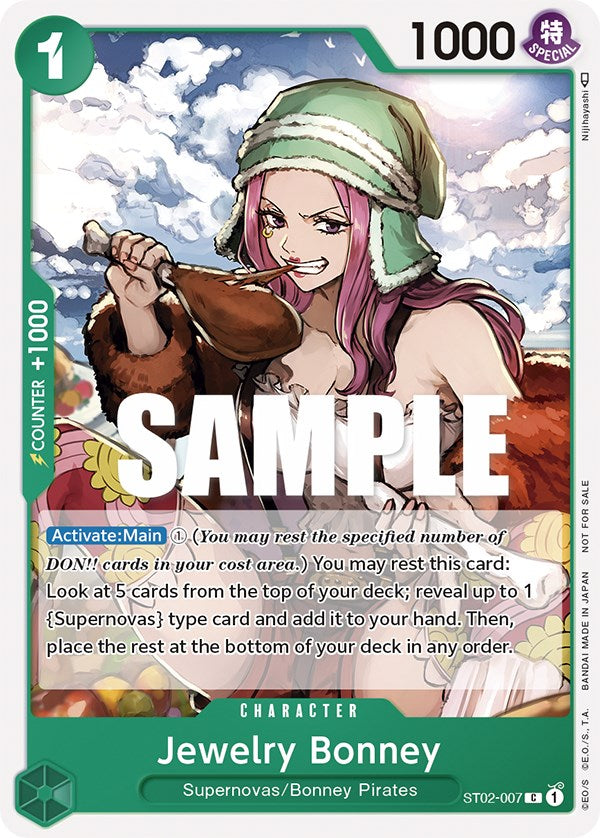 Jewelry Bonney (Tournament Pack Vol. 3) [Participant] [One Piece Promotion Cards] | Silver Goblin