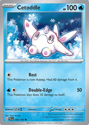 Cetoddle (054/193) [Scarlet & Violet: Paldea Evolved] Reverse Holofoil