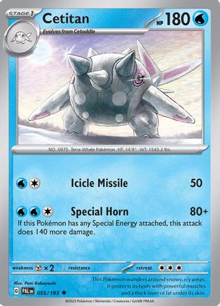 Cetitan (055/193) [Scarlet & Violet: Paldea Evolved] Reverse Holofoil