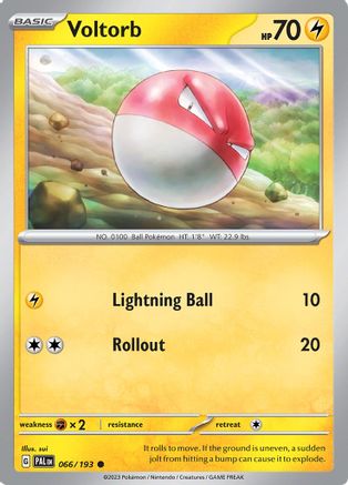 Voltorb (066/193) [Scarlet & Violet: Paldea Evolved] Reverse Holofoil