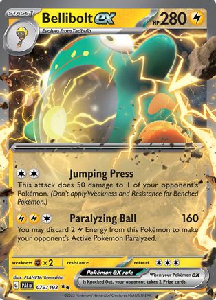 Bellibolt ex - 079/193 (79) Holofoil - SV02 Paldea Evolved