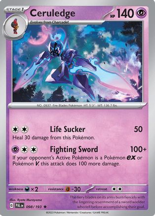 Ceruledge (098/193) [Scarlet & Violet: Paldea Evolved] | Silver Goblin