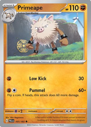 Primeape (107) - Paldea Evolved