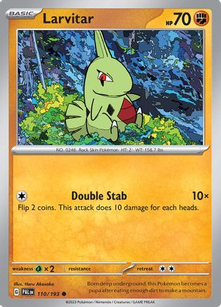 Larvitar (110) Reverse Holofoil - SV02 Paldea Evolved