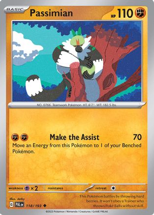 Passimian (118) Reverse Holofoil - Paldea Evolved