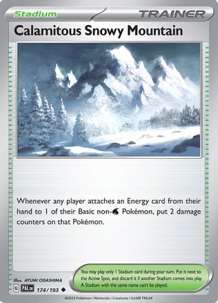 Calamitous Snowy Mountain (174/193) [Scarlet & Violet: Paldea Evolved]