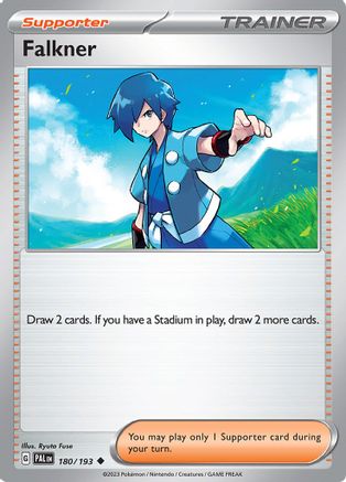 Falkner (180) Reverse Holofoil - Paldea Evolved